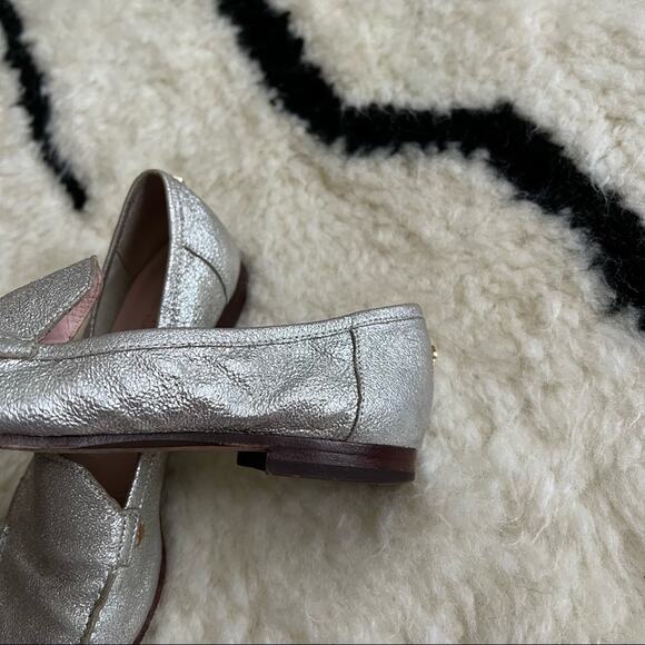 Kate Spade Carima Silver Metallic Loafers - Picture 8 of 12